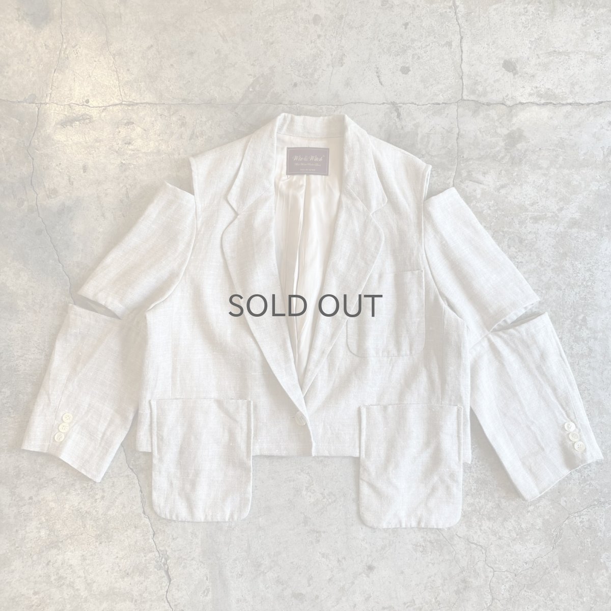 画像1: 【Wiz&Witch】"TRANSFORM" SHOULDER OFF TAYLOR JACKET / OS (1)