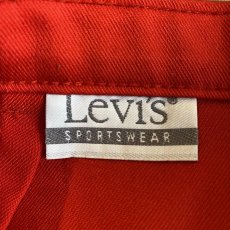 画像10: RED COLOR TUCK DESIGN TAPERED PANTS / W29 (10)