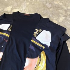 画像4: 【Wiz&Witch】"UNITED" SHOULDER OFF LAYERED L/S TEE / OS (4)