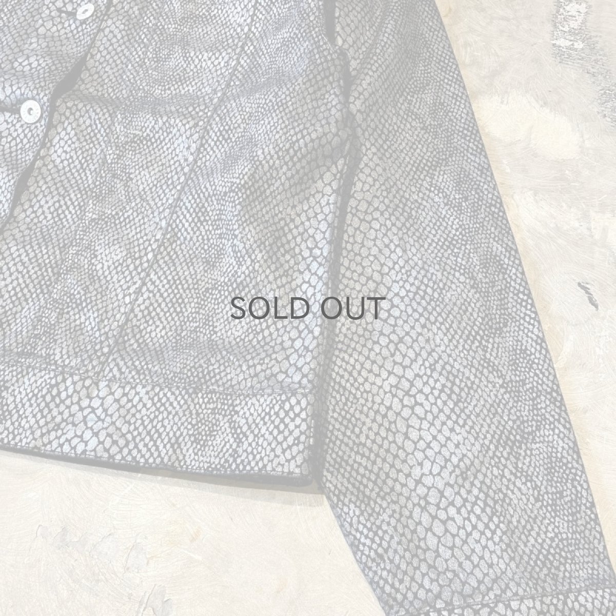 画像6: ALL OVER PYTHON PATTERN JACKET / Mens L(M) (6)