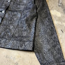 画像6: ALL OVER PYTHON PATTERN JACKET / Mens L(M) (6)
