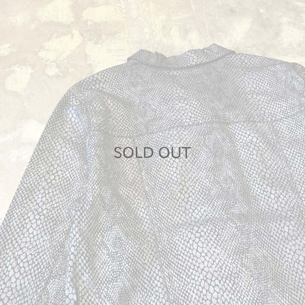 画像9: ALL OVER PYTHON PATTERN JACKET / Mens L(M) (9)