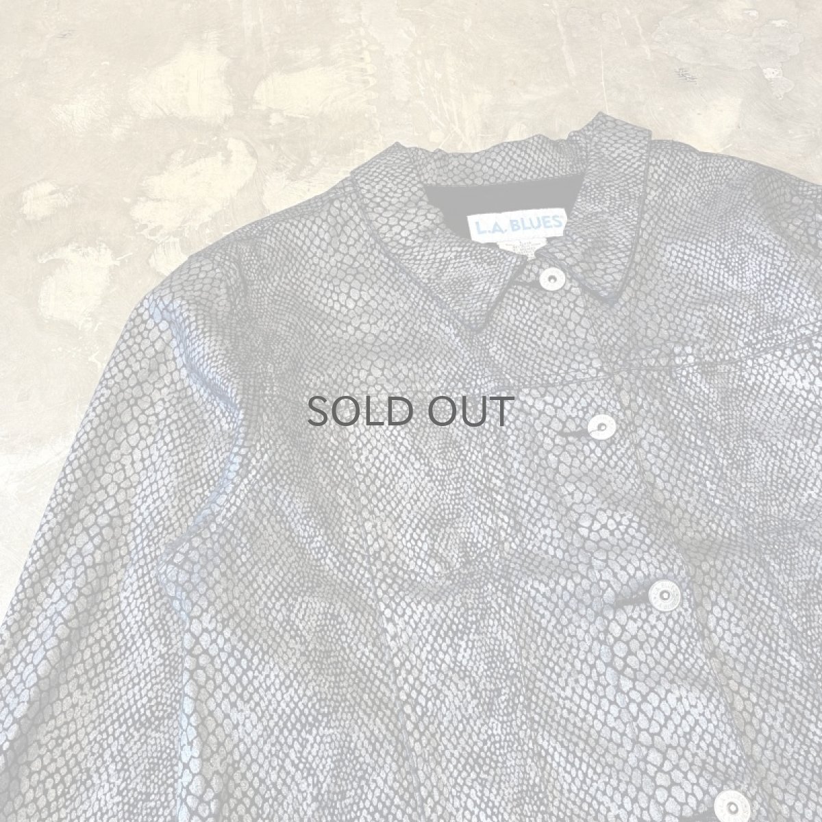 画像3: ALL OVER PYTHON PATTERN JACKET / Mens L(M) (3)