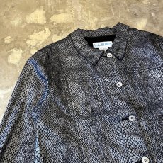 画像3: ALL OVER PYTHON PATTERN JACKET / Mens L(M) (3)