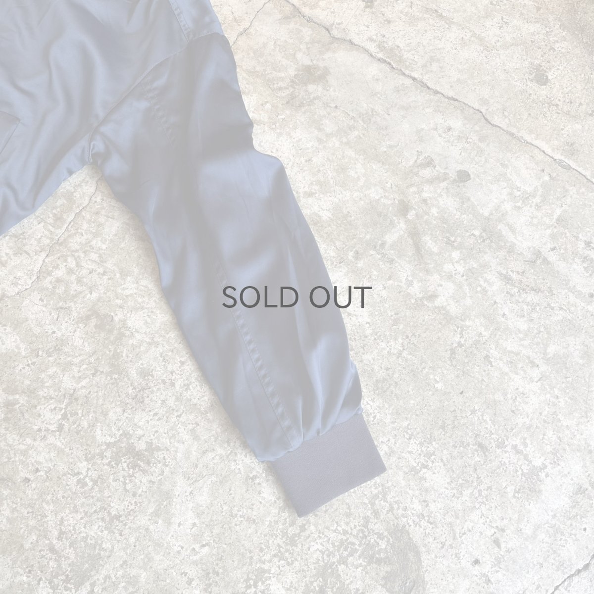 画像7: LUSTER NAVY COLOR RING ZIP UP DESIGN MA-1 JACKET / Ladies M  (7)