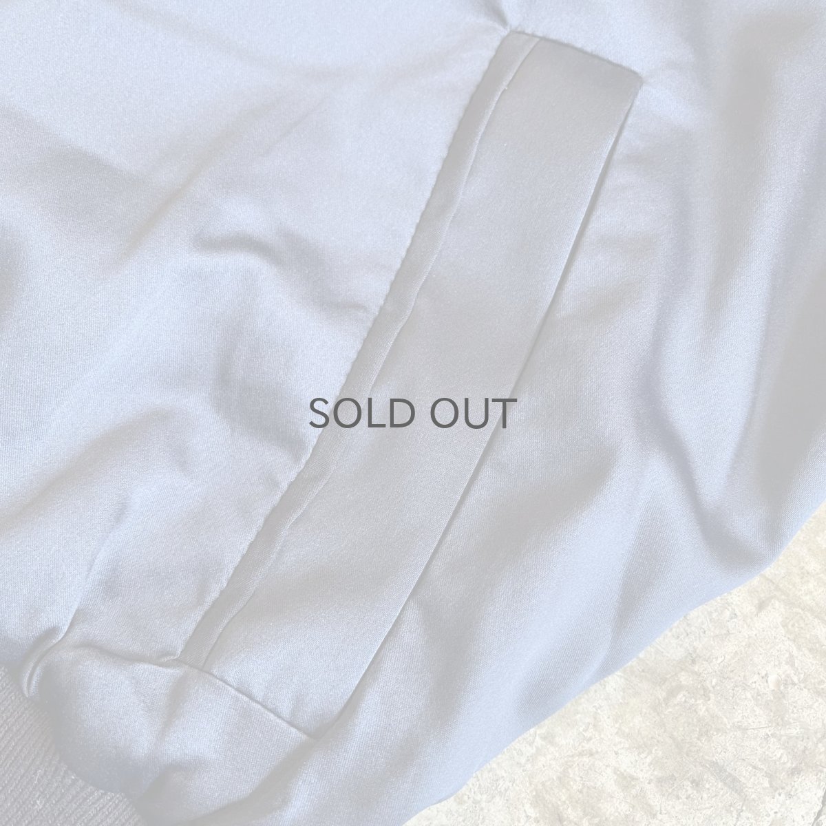 画像5: LUSTER NAVY COLOR RING ZIP UP DESIGN MA-1 JACKET / Ladies M  (5)