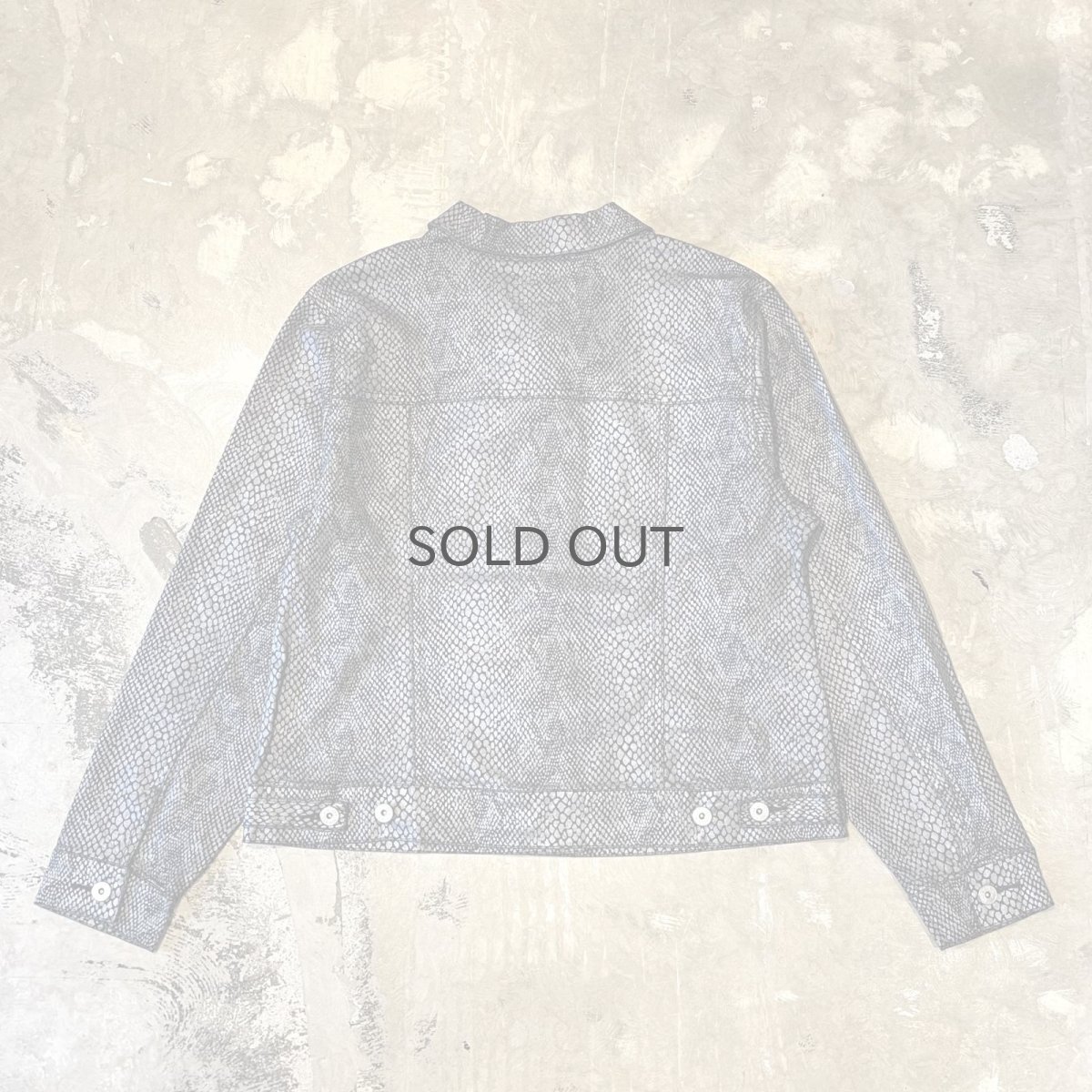 画像2: ALL OVER PYTHON PATTERN JACKET / Mens L(M) (2)