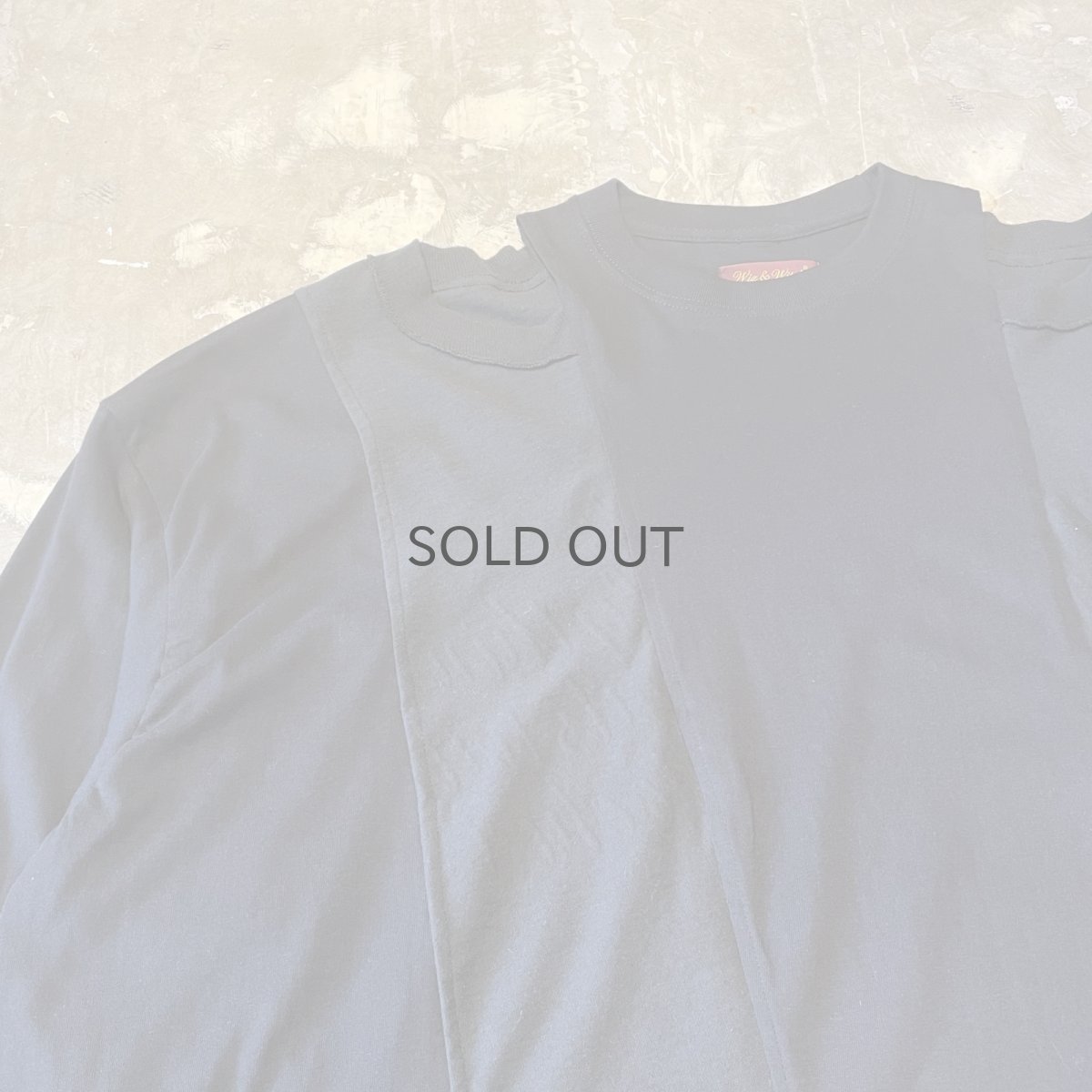 画像5: 【Wiz&Witch】"UNITED" SHOULDER OFF REVERSIBLE L/S TEE / OS (5)