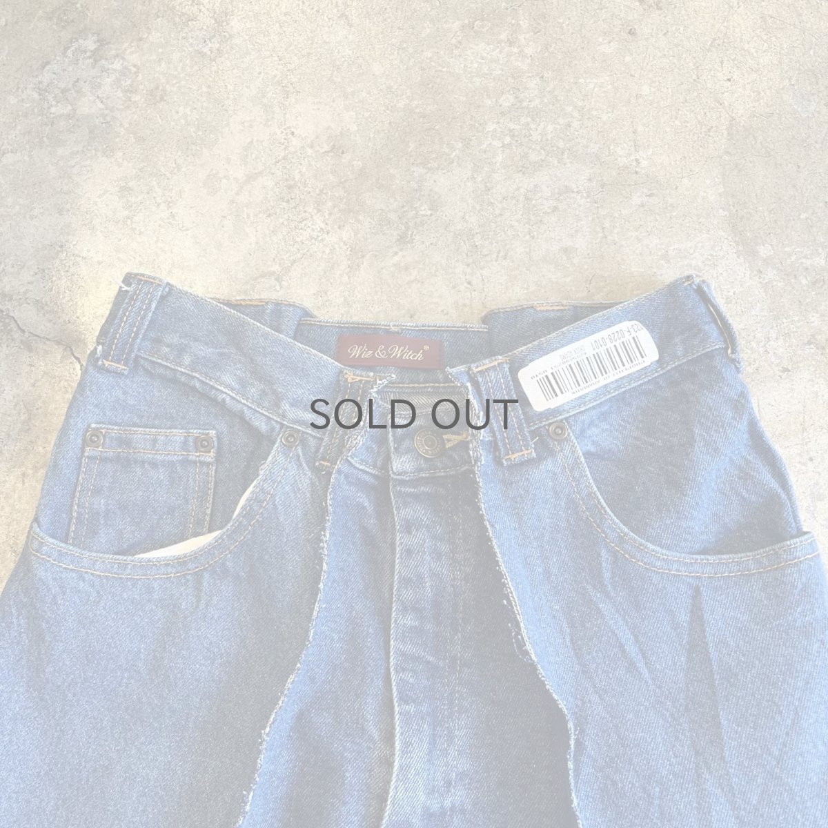 画像6: 【Wiz&Witch】"UNITED" TWINS WIDE DENIM PANTS / W29 (6)