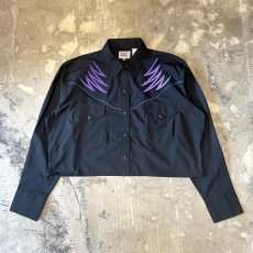 画像1: YORK COLOR EMBROIDERY WESTERN L/S SHIRT / Mens XL (1)
