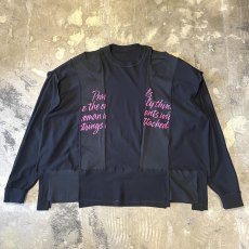 画像3: 【Wiz&Witch】"UNITED" SHOULDER OFF REVERSIBLE L/S TEE / OS (3)