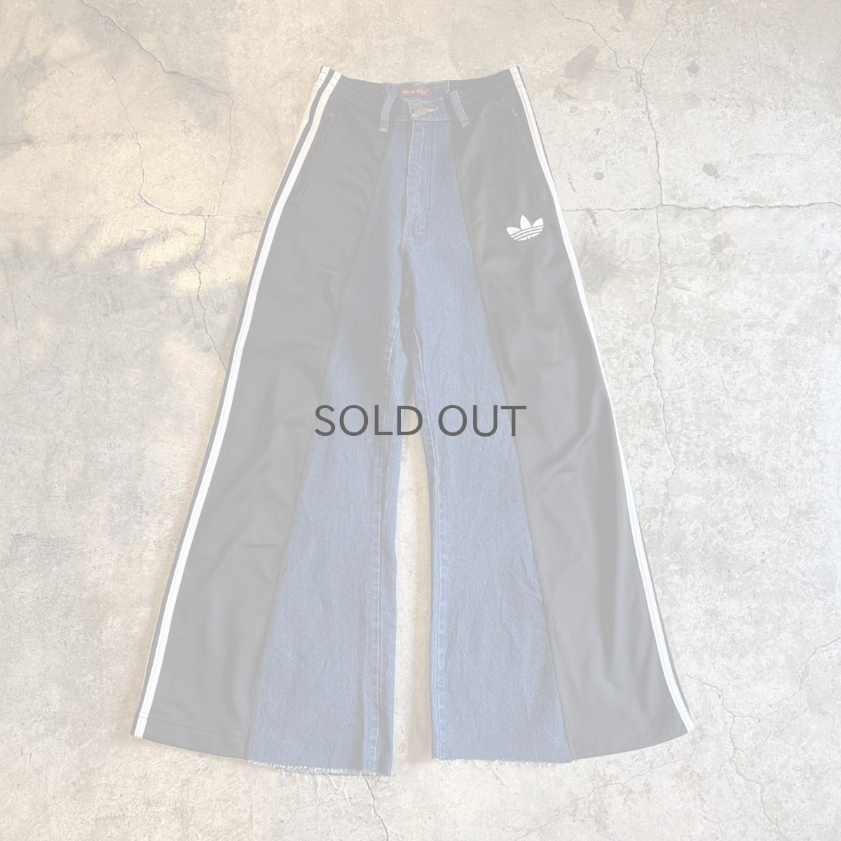 画像1: 【Wiz&Witch】"UNITED" SPORTY DENIM PANTS / OS (1)