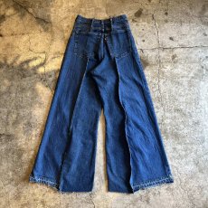 画像2: 【Wiz&Witch】"UNITED" TWINS WIDE DENIM PANTS / W29 (2)