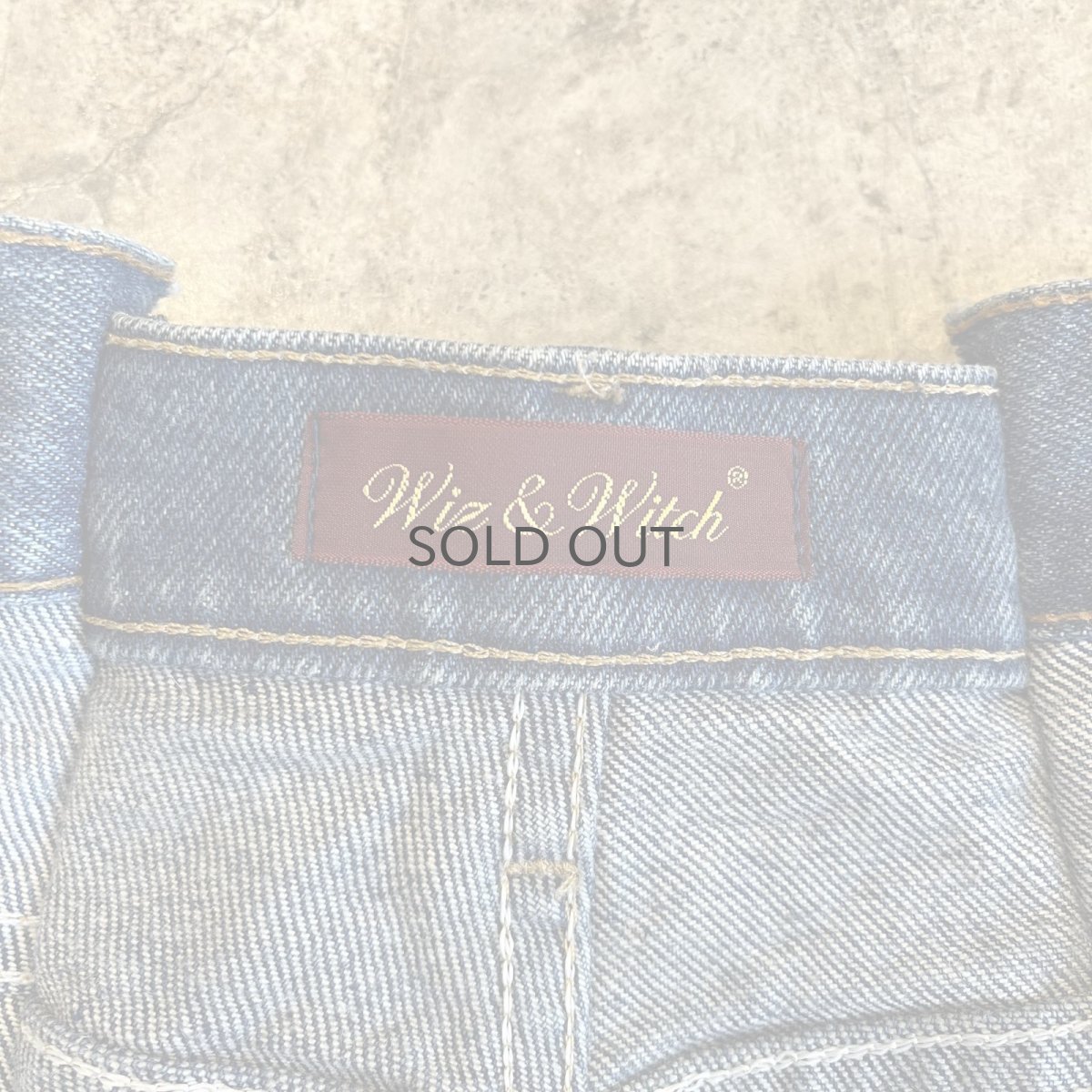 画像10: 【Wiz&Witch】"UNITED" TWINS WIDE DENIM PANTS / W29 (10)