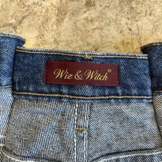 画像10: 【Wiz&Witch】"UNITED" TWINS WIDE DENIM PANTS / W29 (10)