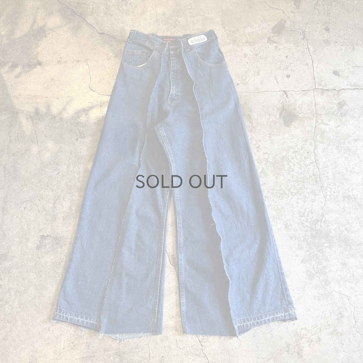 画像1: 【Wiz&Witch】"UNITED" TWINS WIDE DENIM PANTS / W29 (1)