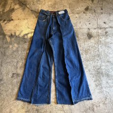 画像1: 【Wiz&Witch】"UNITED" TWINS WIDE DENIM PANTS / W29 (1)