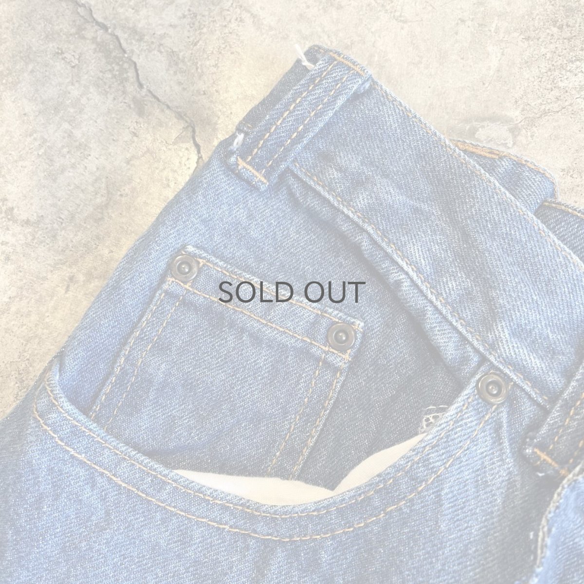 画像7: 【Wiz&Witch】"UNITED" TWINS WIDE DENIM PANTS / W29 (7)