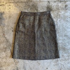 画像1: METALLIC GOLD DESIGN SKIRT / W27 (1)