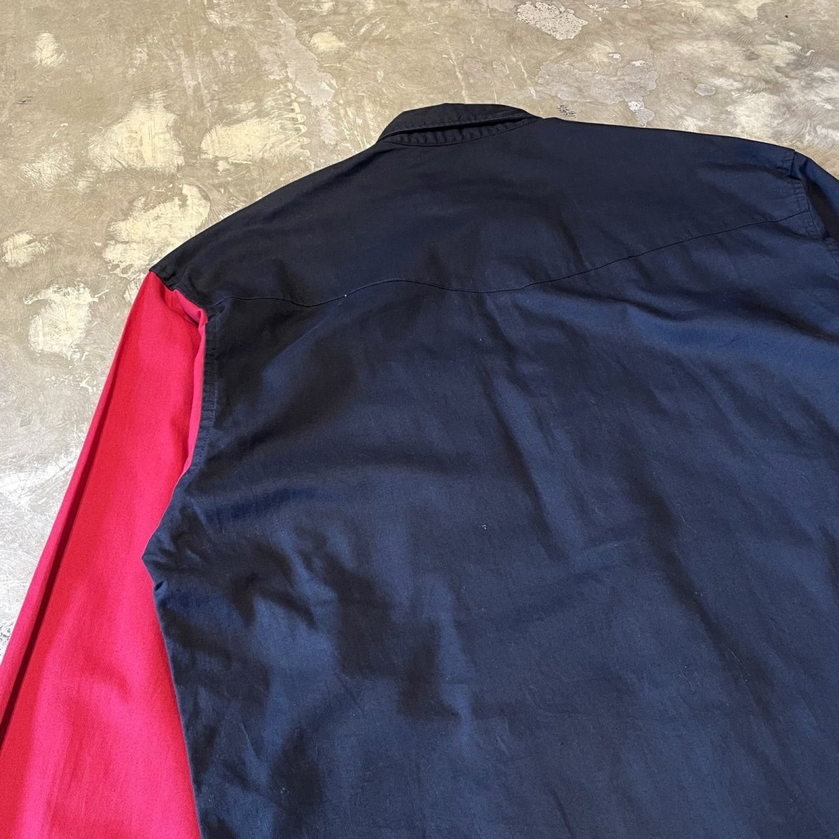 画像9: "RUSTLER" COLOR SWITCHED COTTON L/S SHIRT / Mens L (9)