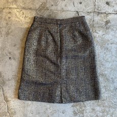 画像2: METALLIC GOLD DESIGN SKIRT / W27 (2)
