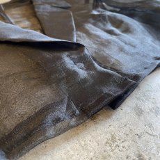 画像10: BLACK COLOR SHEER DESIGN SHORT JACKET / Ladies M (10)