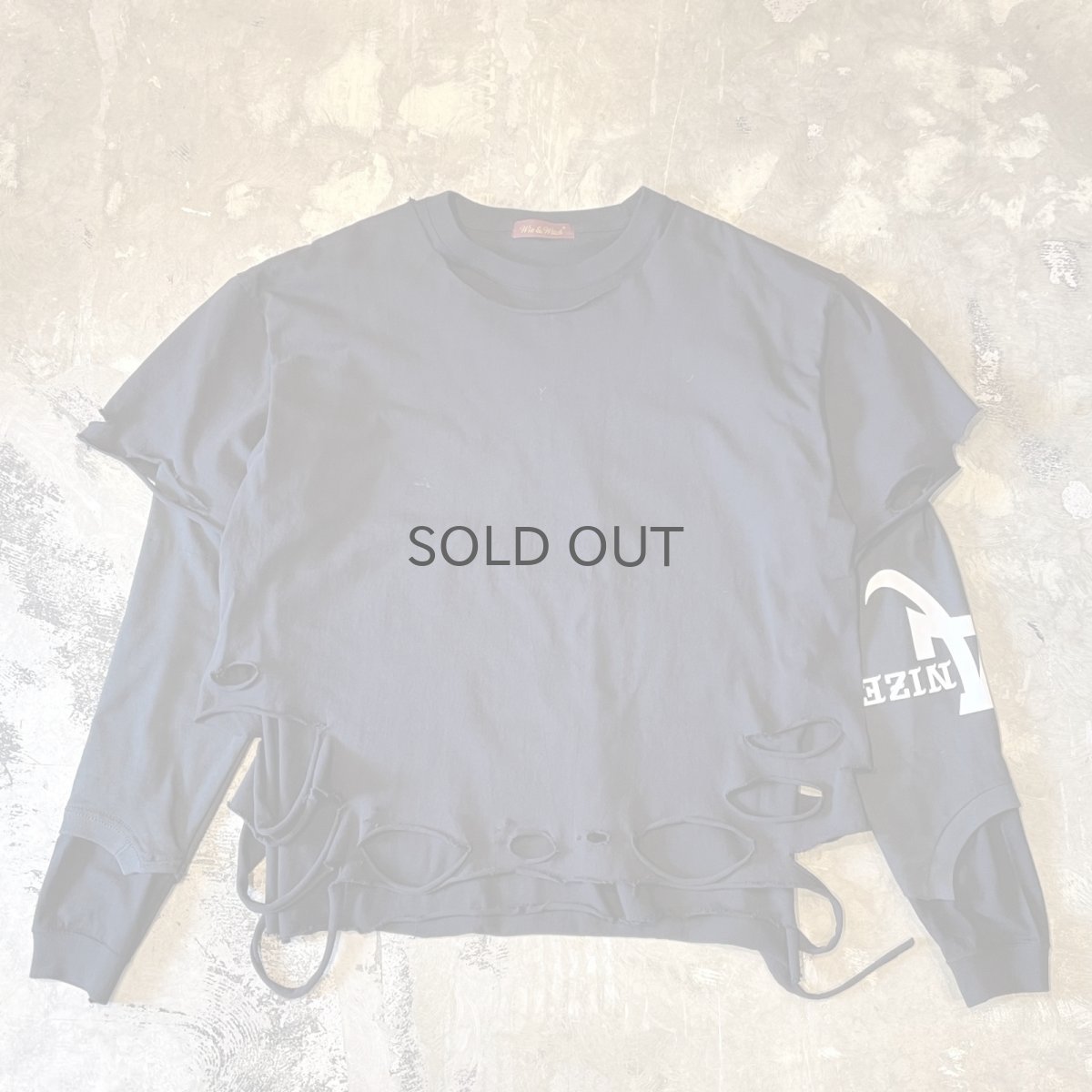 画像1: 【Wiz&Witch】"UNITED" TWINS L/S TEE / BLACK / OS (1)