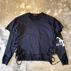 画像1: 【Wiz&Witch】"UNITED" TWINS L/S TEE / BLACK / OS (1)