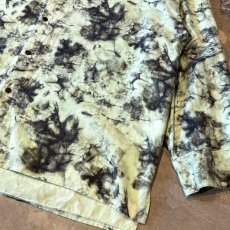 画像6: TIE DYE PATTERN OVER SILHOUETTE L/S SHIRT / Mens XL (6)