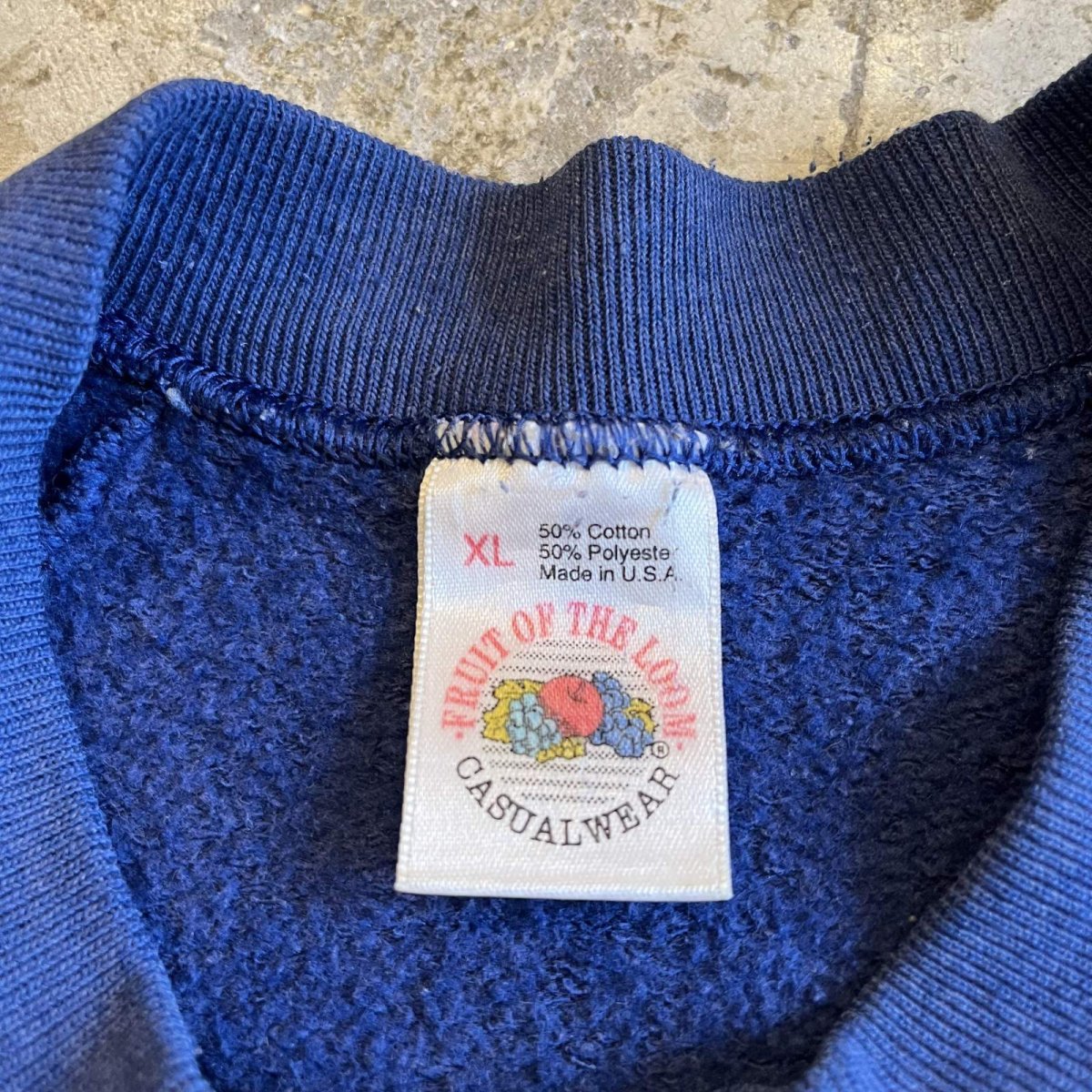 画像11: 90's "SNOOPY×CHARLIE BROWN" FRONT PRINTED DESIGN COLOR L/S SWEAT / Ladies L / MADE IN USA (11)