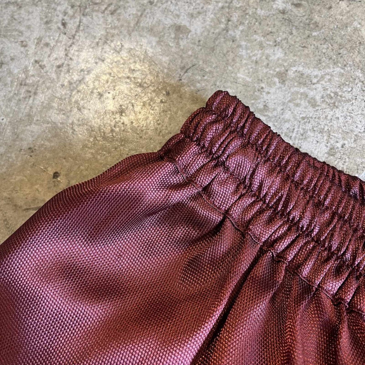 画像6: BORDEAUX LUSTER COLOR DESIGN PANTS / ~W31 (6)
