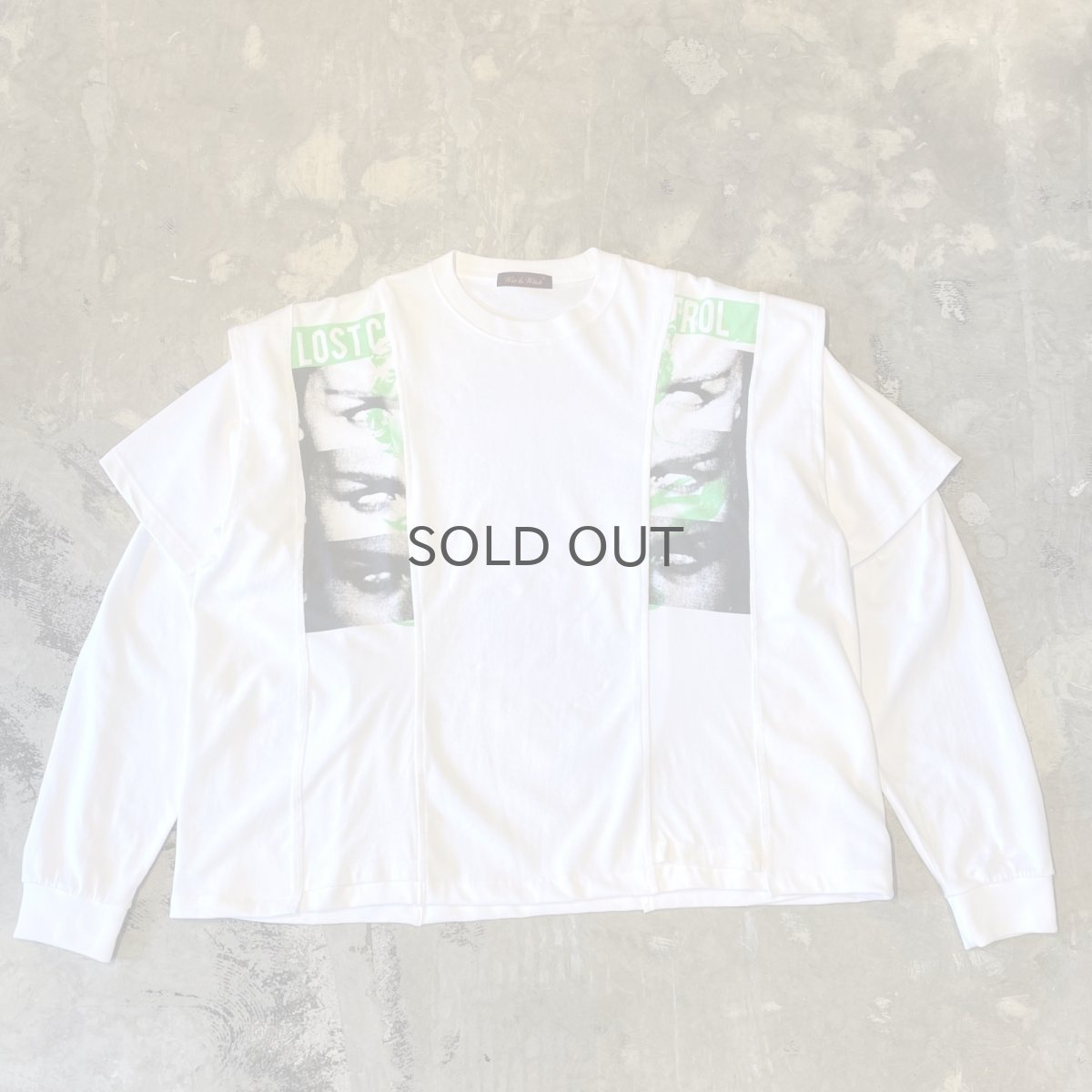 画像1: 【Wiz&Witch】"UNITED" STACK L/S TEE / WHITE / OS (1)