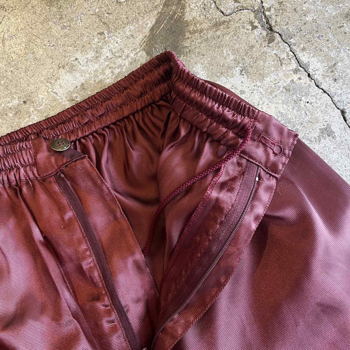 画像8: BORDEAUX LUSTER COLOR DESIGN PANTS / ~W31 (8)