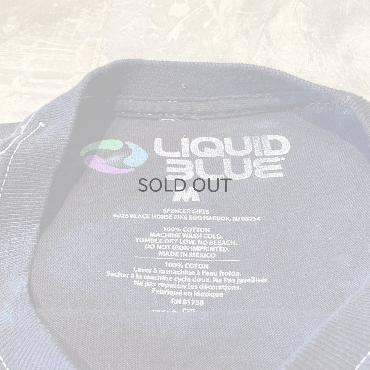 画像10: "LIQUID BLUE" TIE DYE PATTERN PINK FLOYD PRINTED L/S TEE / Mens M (10)