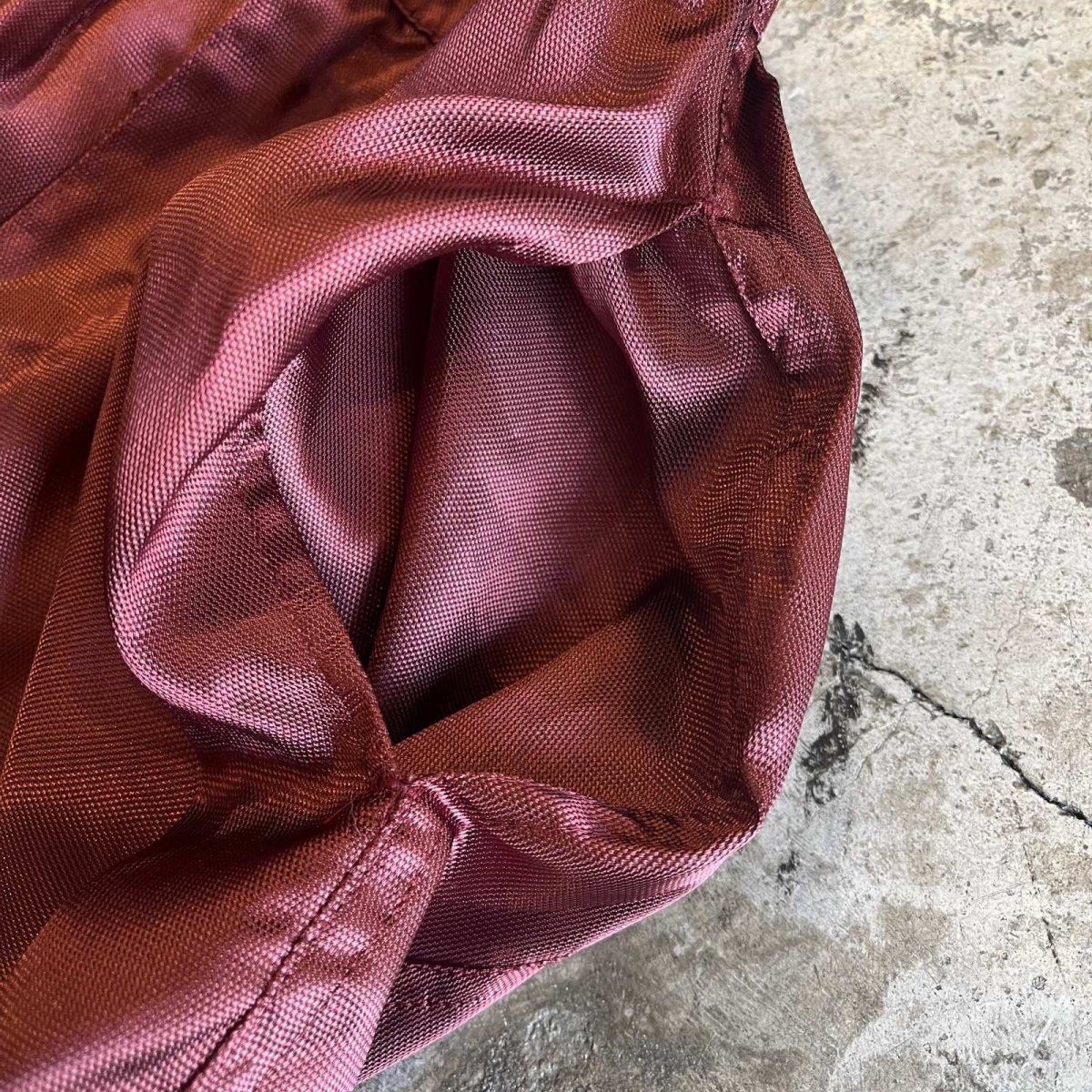 画像9: BORDEAUX LUSTER COLOR DESIGN PANTS / ~W31 (9)