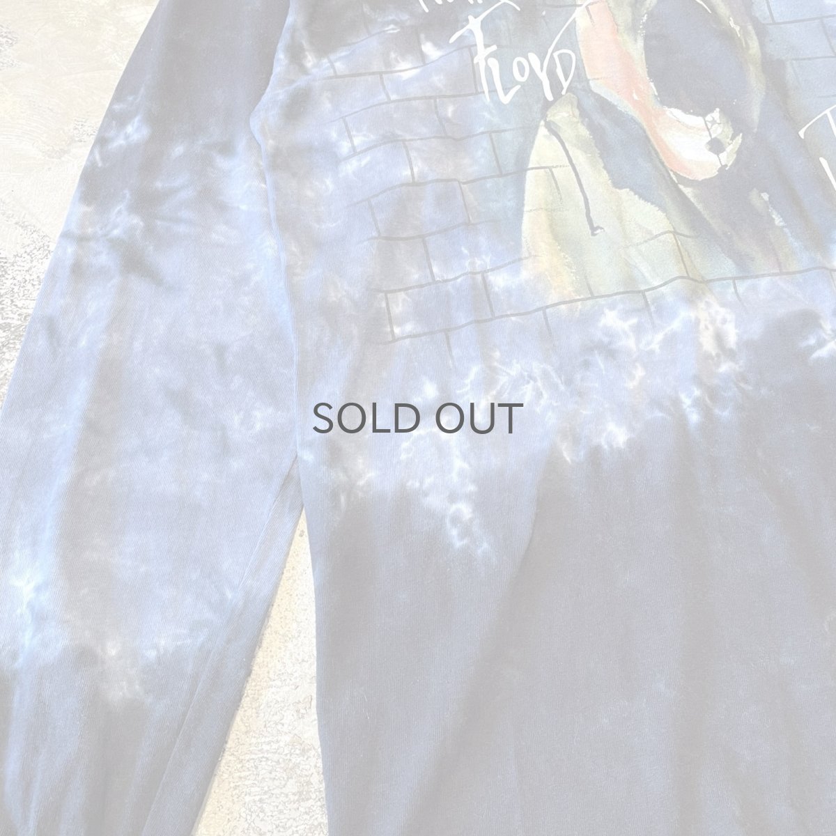 画像5: "LIQUID BLUE" TIE DYE PATTERN PINK FLOYD PRINTED L/S TEE / Mens M (5)