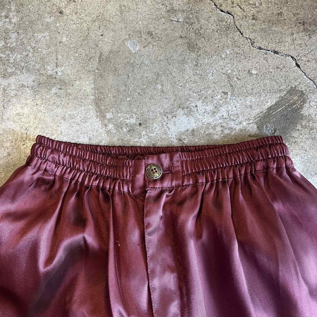 画像5: BORDEAUX LUSTER COLOR DESIGN PANTS / ~W31 (5)