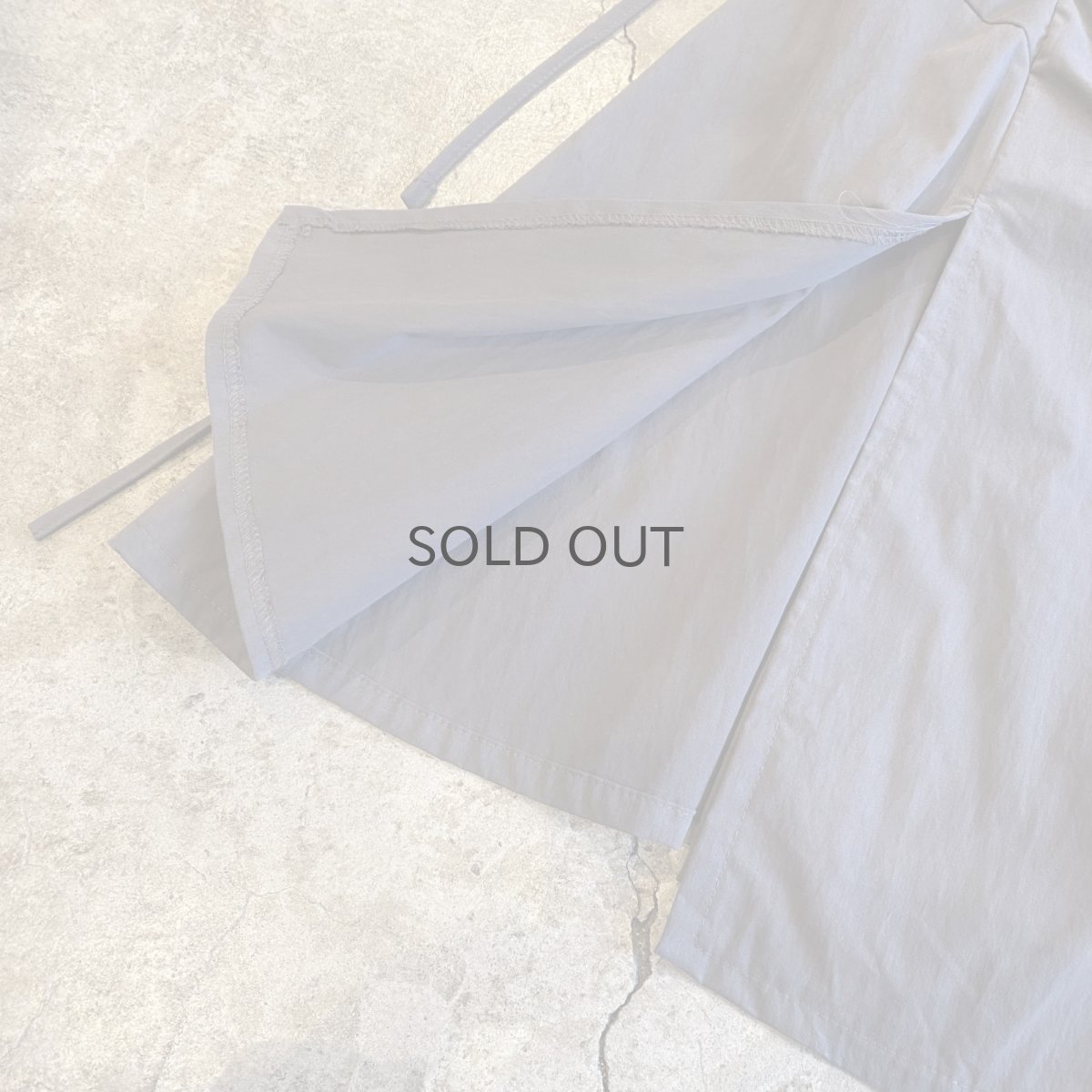 画像3: 【WONDERGROUND】SHIRRING SKIRT / OS / GREY (3)