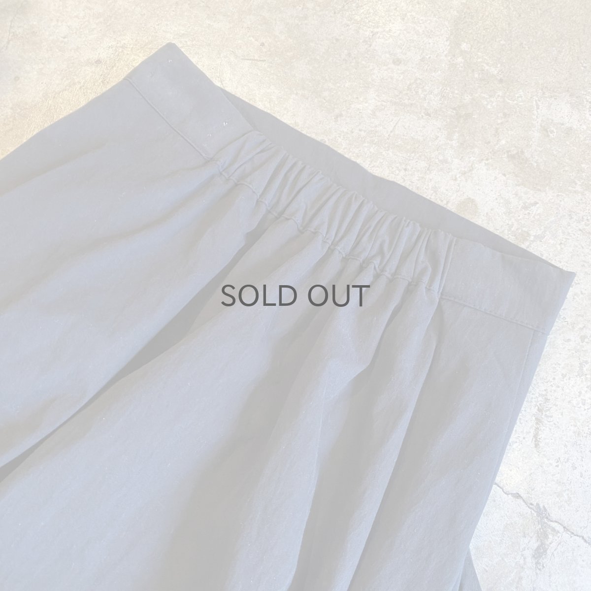 画像10: 【WONDERGROUND】SHIRRING SKIRT / OS / BLACK (10)