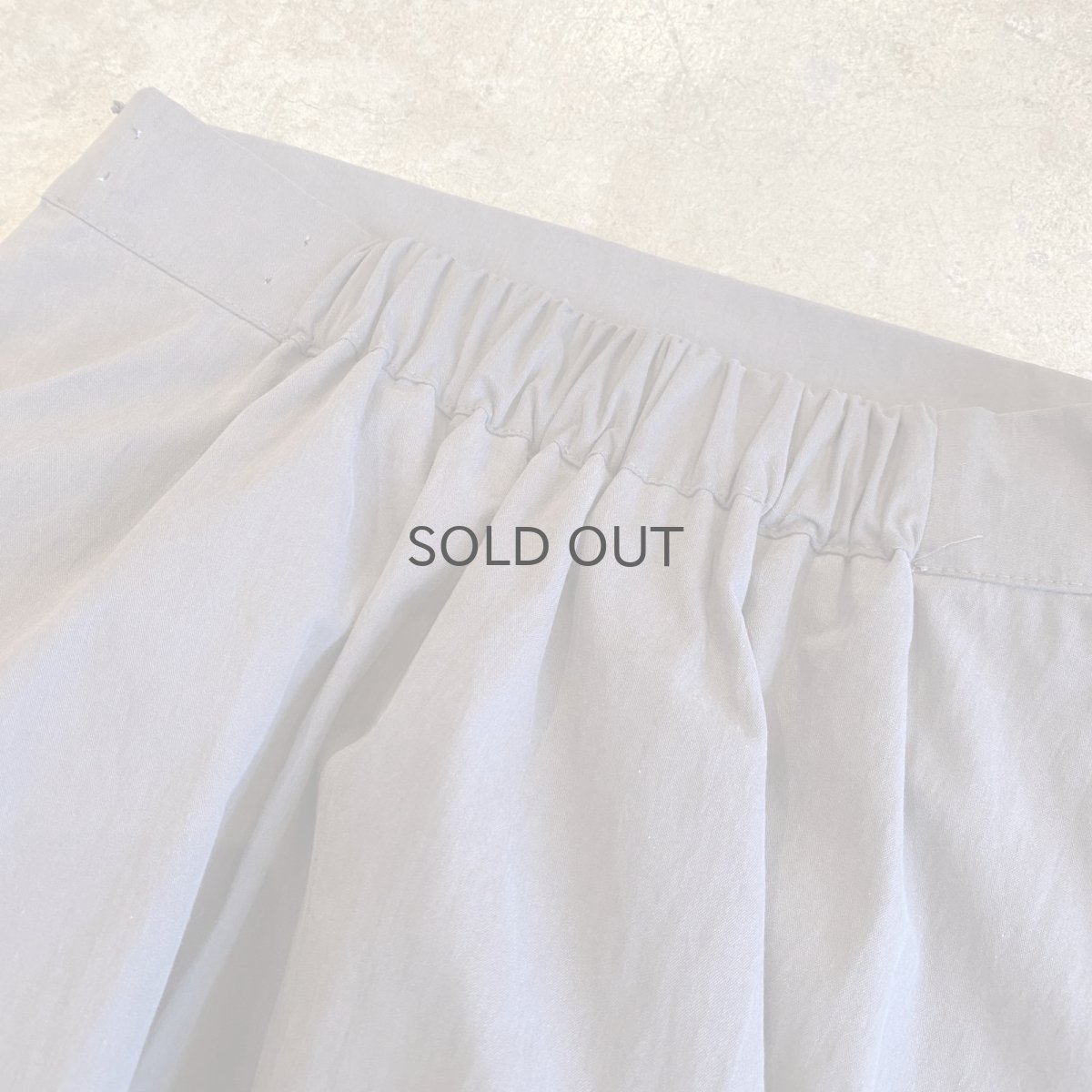 画像10: 【WONDERGROUND】SHIRRING SKIRT / OS / GREY (10)