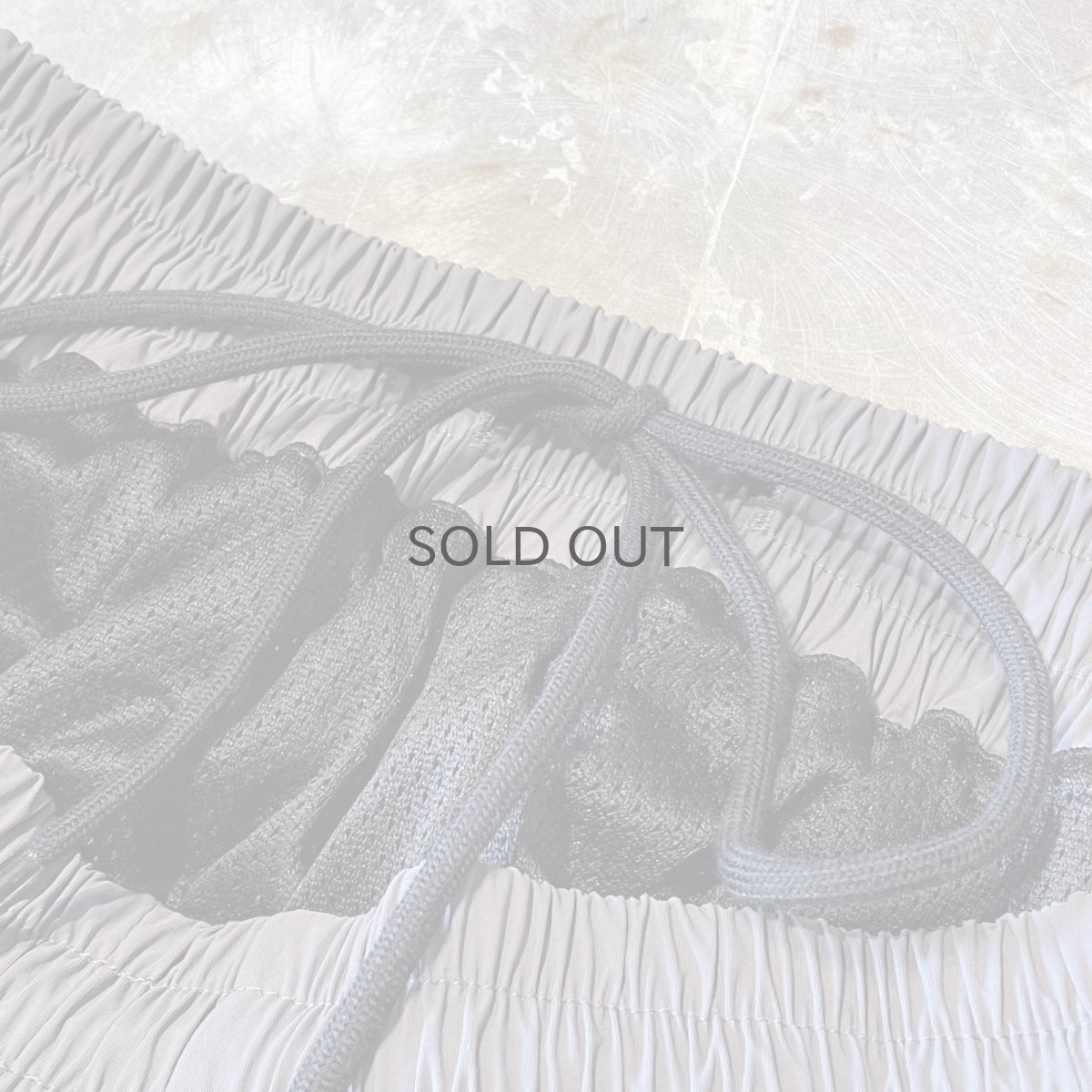 画像10: 【WONDERGROUND】TRICOLOR TECH WIDE NYLON PANTS / CHARCOAL / OS (10)