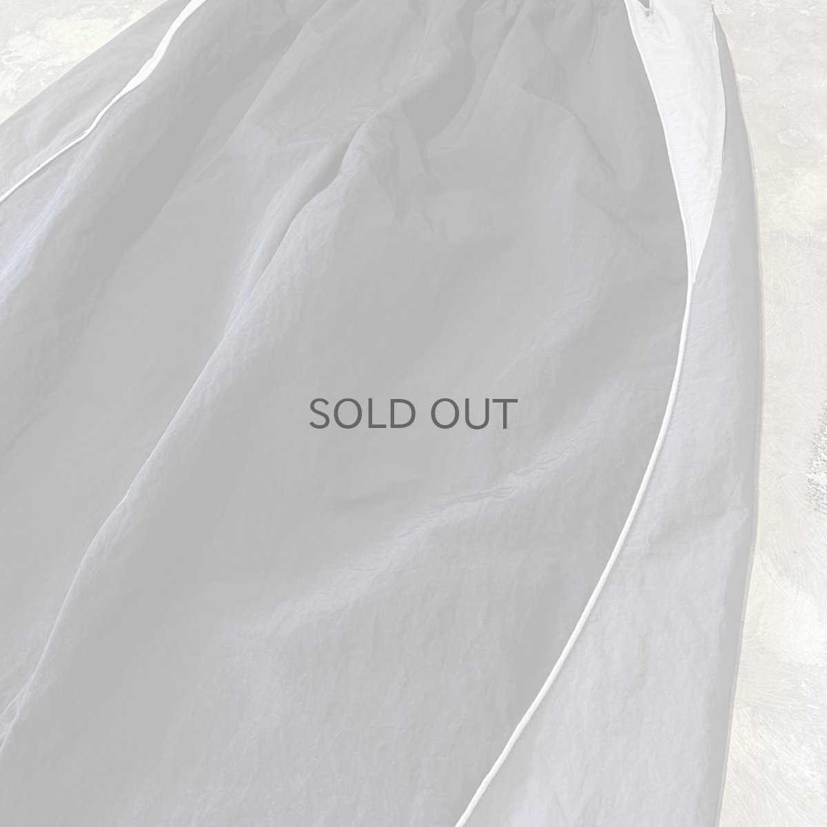 画像4: 【WONDERGROUND】TRICOLOR TECH WIDE NYLON PANTS / BLACK / OS (4)