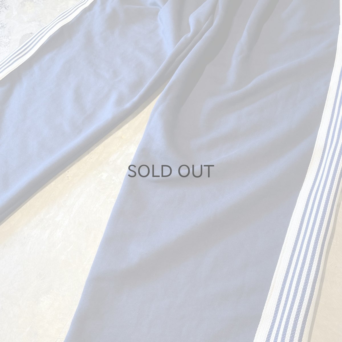 画像6: SIDE LINE WIDE SILHOUETTE SWEAT PANTS / NAVY / FREE (6)