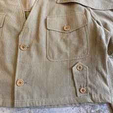画像4: 【Wiz&Witch】"TRANSFORM" STRIPE SHORT SAFARI JACKET / OS (4)