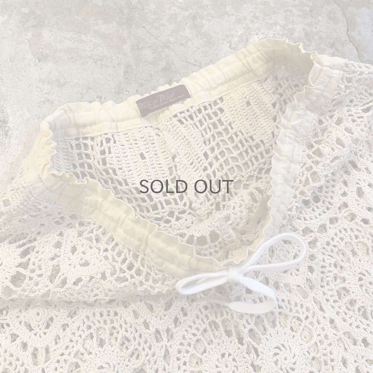 画像8: 【Wiz&Witch】VINTAGE CROCHET SHORT PANTS / FREE~W35 (8)