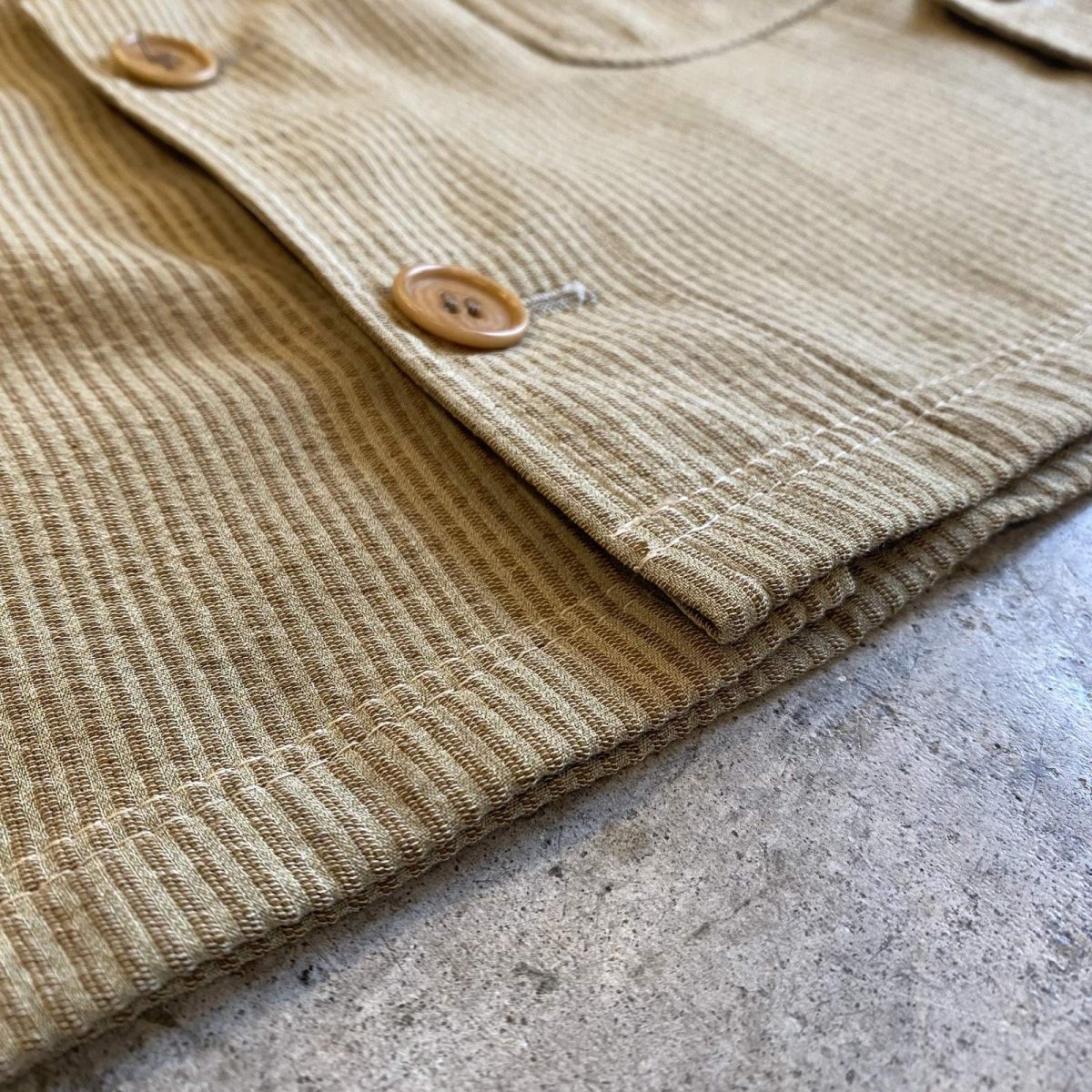 画像12: 【Wiz&Witch】"TRANSFORM" STRIPE SHORT SAFARI JACKET / OS (12)