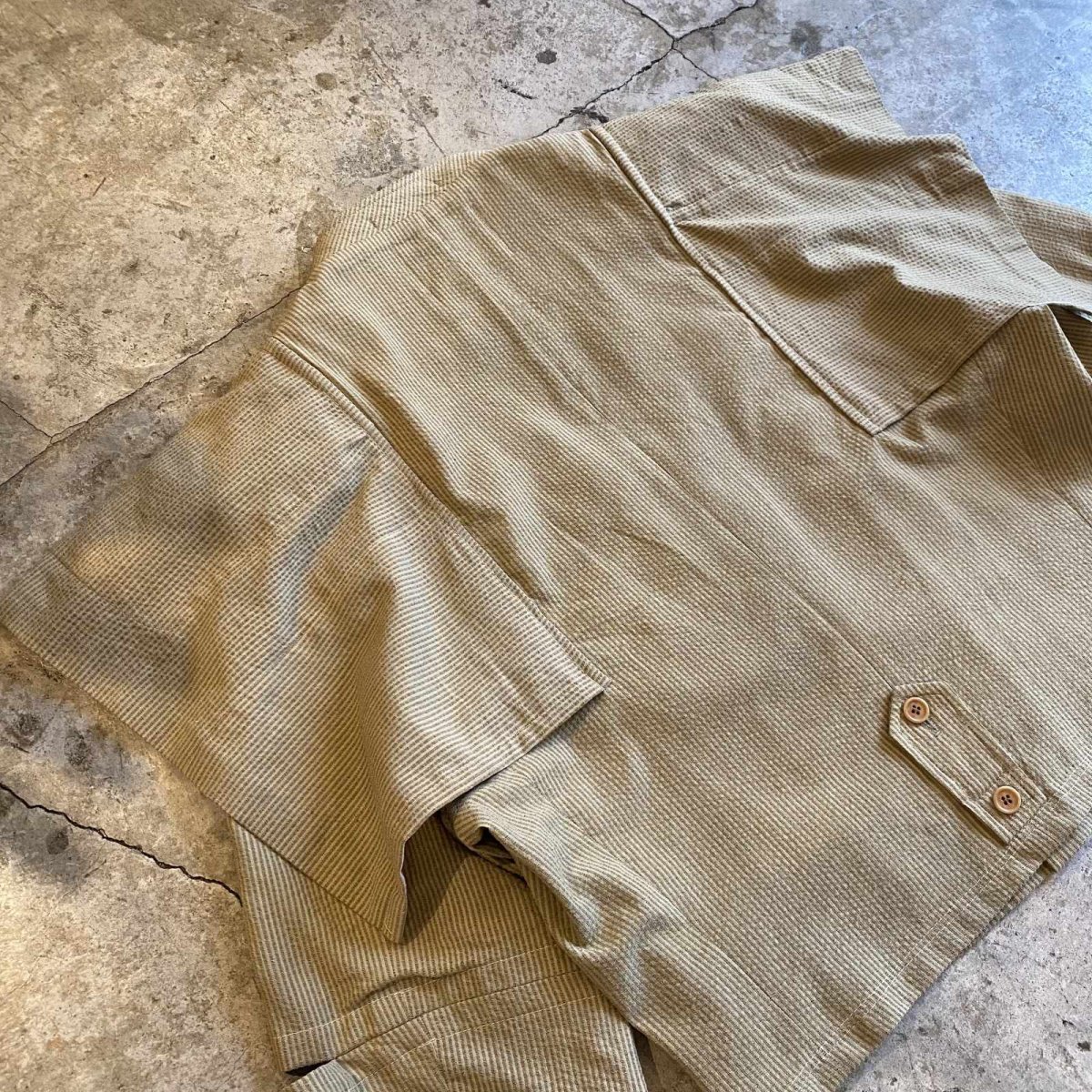 画像10: 【Wiz&Witch】"TRANSFORM" STRIPE SHORT SAFARI JACKET / OS (10)