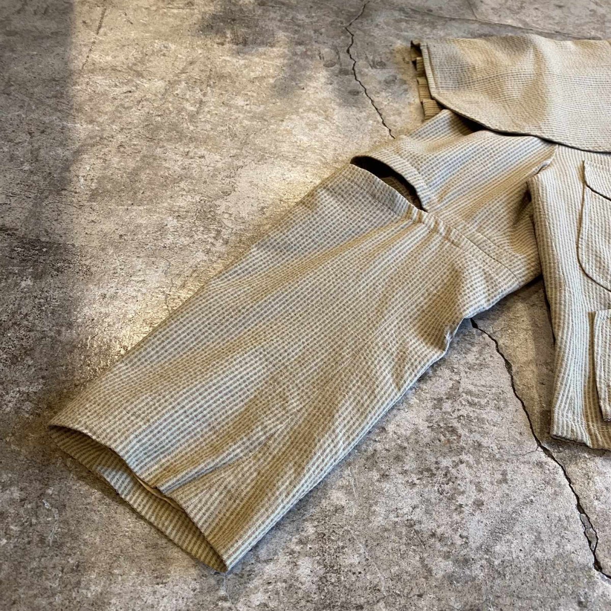 画像6: 【Wiz&Witch】"TRANSFORM" STRIPE SHORT SAFARI JACKET / OS (6)