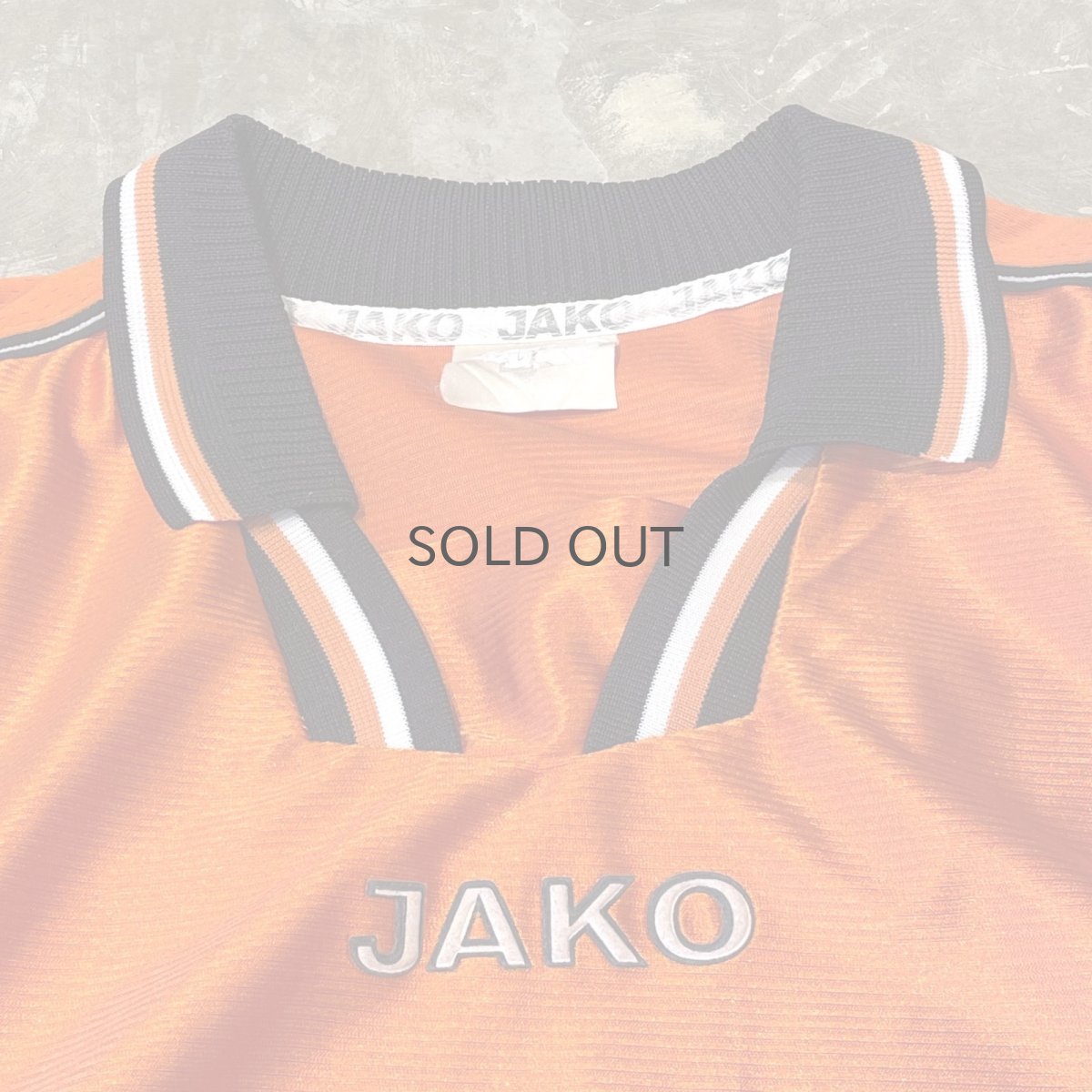 画像10: EURO ORANGE NUMBERING L/S GAME SHIRT / Mens XL (10)