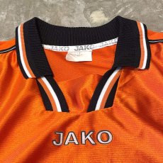 画像10: EURO ORANGE NUMBERING L/S GAME SHIRT / Mens XL (10)